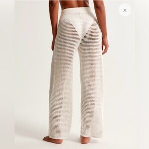 Abercrombie and Fitch Crochet Style Cover up Pants